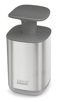 Dozownik do mydła/płynu Presto Steel grafit JOSEPH&JOSEPH