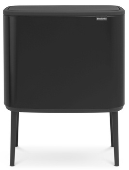 Kosz BO Touch Bin 11+23l czarny matowy BRABANTIA