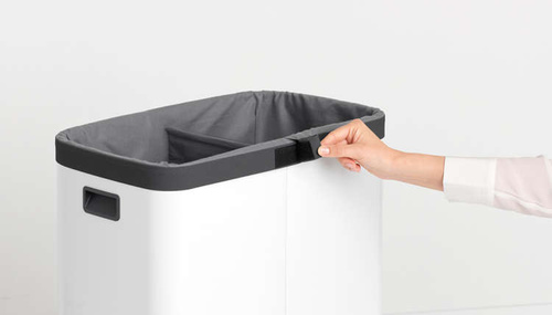 Wymienny worek do kosza na bieliznę 2x45l BO Laundry Bin szary BRABANTIA