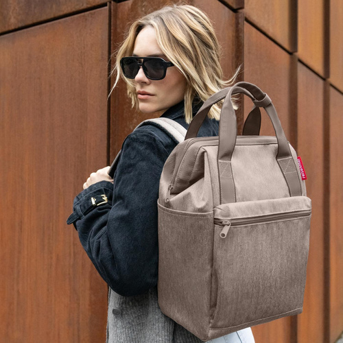 Plecak allrounder R herringbone mokka REISENTHEL