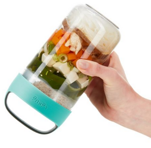 Pojemnik Jar To Go 600 ml coral LEKUE