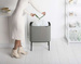 Kosz BO Touch Bin 36l Mineral Concrete Grey BRABANTIA 