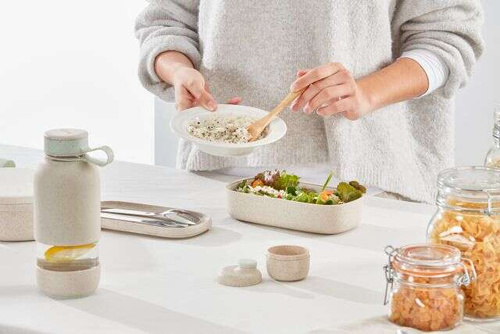 LunchBox To Go Organic 500 ml beige LEKUE