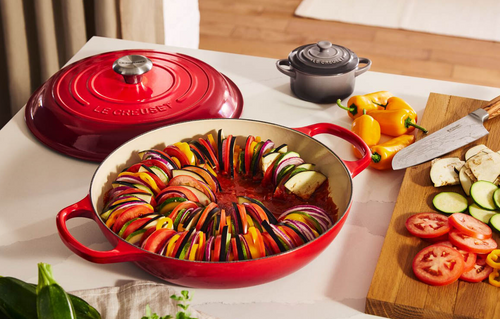 Garnek profesjonalny Gourmet 30 cm wiśniowy LE CREUSET