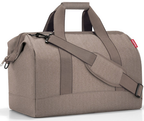 Torba allrounder L herringbone mokka REISENTHEL