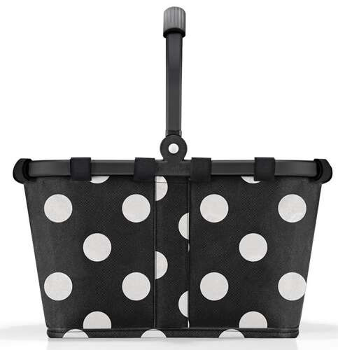 Koszyk carrybag XS frame dots white REISENTHEL
