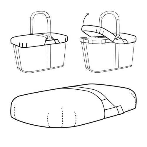 Pokrywka carrybag cover black REISENTHEL