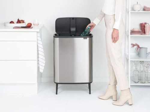 Kosz BO Touch Bin Hi 2x30 l stal matowa FPP BRABANTIA