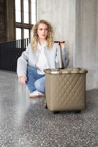 Wózek carrycruiser frame rhombus olive Reisenthel