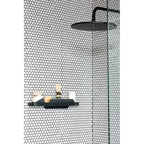Półka prysznicowa ze ściągaczką MindSet Dark Grey BRABANTIA