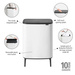 Kosz Bo Touch Bin Hi 60 l biały BRABANTIA