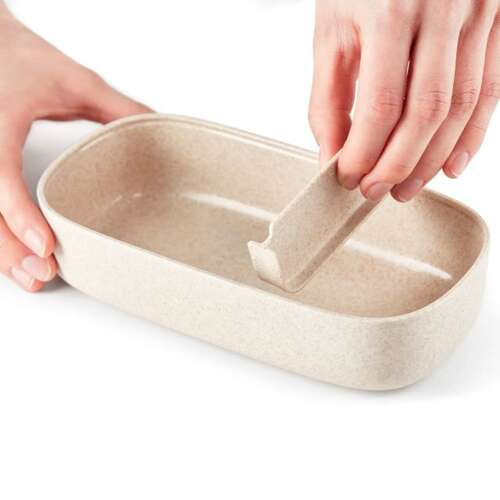 LunchBox To Go Organic 2x500 ml beige LEKUE