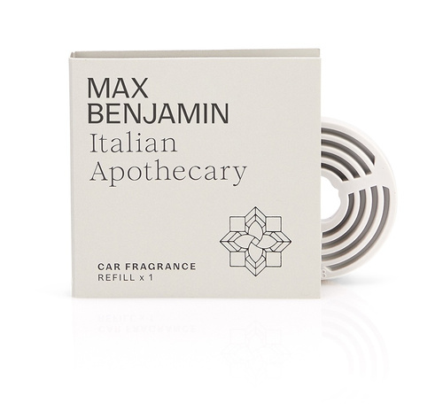 Wkład do odświeżacza do samochodu Italian Apothecary MAX BENJAMIN