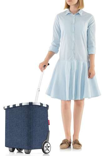 Wózek carrycruiser herringbone dark blue REISENTHEL