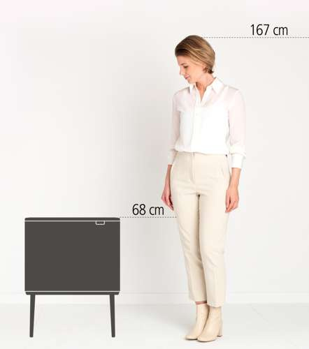 Kosz BO Touch Bin 11+23l Soft Beige BRABANTIA