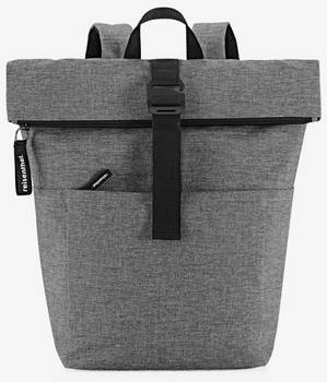 Plecak rolltop backpack twist silver REISENTHELL