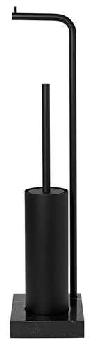 Stojak na papier toletowy i szczotkę czarny Modo, BLOMUS