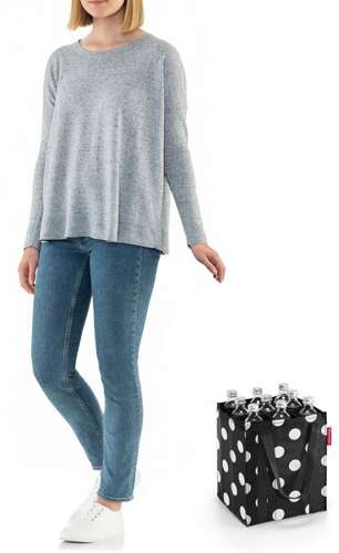 Torba bottlebag dots white REISENTHEL