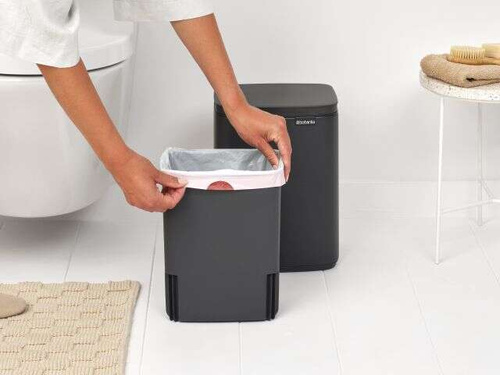 Kosz 7l Bo Mineral Infinite Grey BRABANTIA