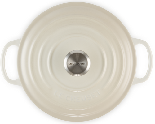 Brytfanna żeliwna okrągła 20 cm meringue LE CREUSET