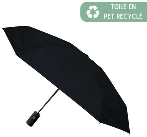 Mini parasol eco automat czarny SMATI