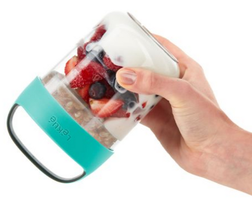 Pojemnik Jar To Go 400 ml coral LEKUE