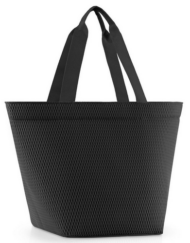 Torba shopper M mesh black REISENTHEL