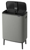 Kosz BO Touch Bin Hi 2x30 l  Mineral Concrete Grey BRABANTIA