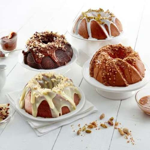 Silikonowa forma do babki 20 cm czerwona LEKUE