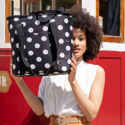 Torba thermoshopper dots white REISENTHEL