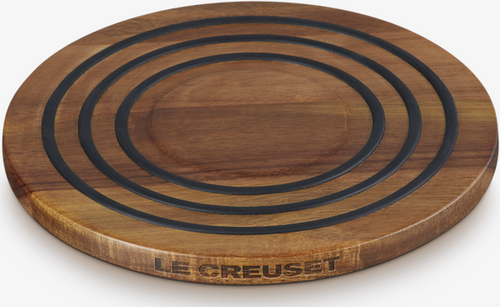 Podkładka magnetyczna 20 cm drewno akacjowe LE CREUSET