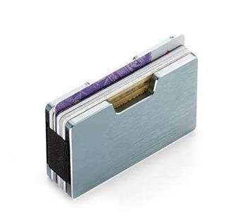 Etui na karty z klipem na pieniądze Cooper szare PHILIPPI