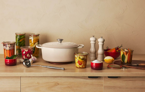 Brytfanna żeliwna owalna 31cm meringue LE CREUSET