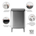 Kosz Bo Touch Bin Hi 60 l stal matowa FPP BRABANTIA