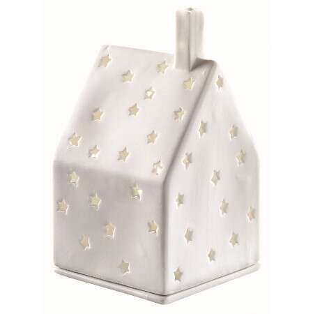 Lampion domek 10 cm gwiazdki RAEDER