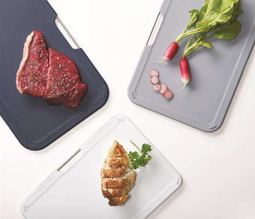 Zestaw 3 desek do krojenia Nest szare JOSEPH JOSEPH