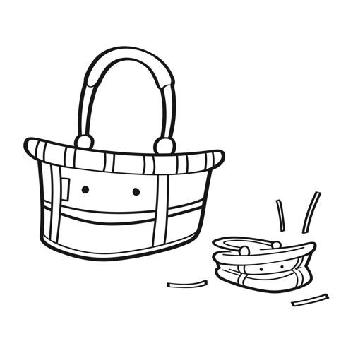 Koszyk carrybag XS kids cats and dogs rose REISENTHEL 