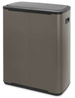 Kosz Bo Touch Bin 2x30 l platynowy BRABANTIA
