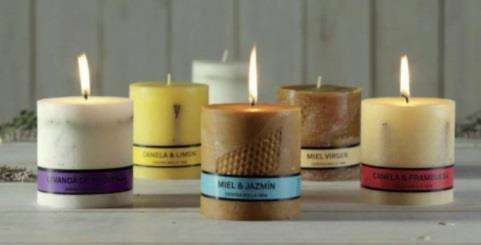 Świeca Asturias 8 cm Honey & Jasmine CERERIA MOLLA