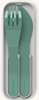 Sztućce podróżne Pocket Color green forest MONBENTO