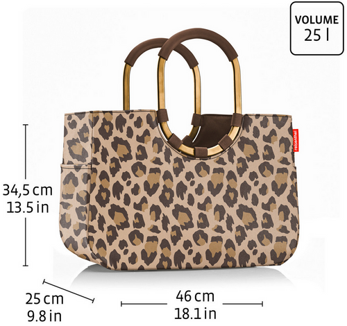 Torba loopshopper L twist maroon REISENTHEL