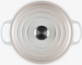 Brytfanna żeliwna okrągła 24 cm meringue LE CREUSET