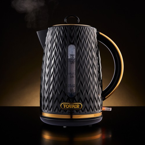 Czajnik Empire1,7l Black/ BrassTOWER 