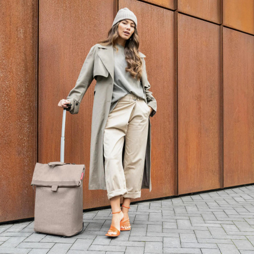 Wózek trolley M herringbone mokka REISENTHEL