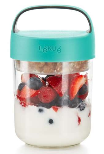 Pojemnik Jar To Go 400 ml turquoise LEKUE