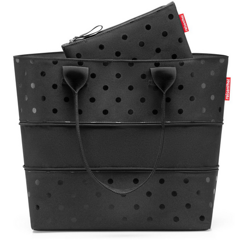 Zestaw shopper e1 + case 1 set #1 glossy dots black REISENTHEL