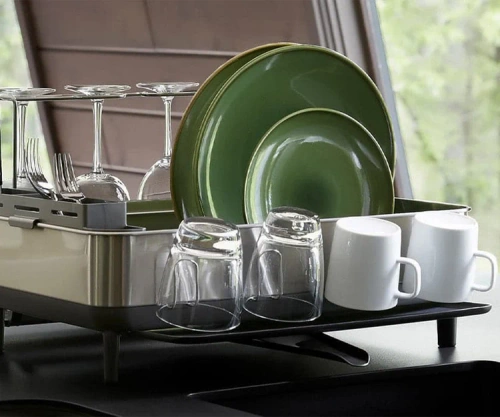Suszarka do naczyń steel frame dishrack matte black SIMPLEHUMAN