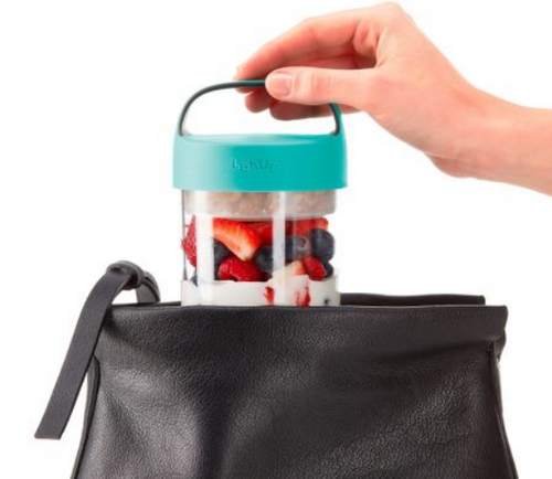 Pojemnik Jar To Go 400 ml turquoise LEKUE