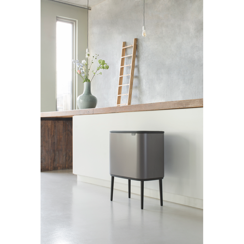 Kosz BO Touch Bin 3  x 11l platynowy  BRABANTIA 