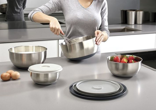 Zestaw misek z silikonowymi pokrywami Nest JOSEPH JOSEPH